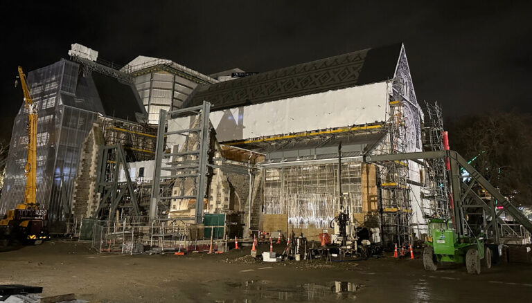 Beca Establishes Real-time Monitoring, Ensuring Safety and Efficiency on Christ Church Cathedral Reinstatement